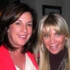 Dr. Robi with author / reporter Diane Diamond at Nancy Grace's baby shower.